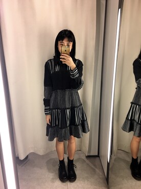 「ORIS（オリス）のアイテム（シューズ）」を使った、Olga    chienさん（レディース・163cm）の秋コーディネート