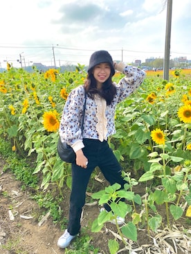 「the nakedのアイテム（ショルダーバッグ、ブラック系）」を使った、Olga    chienさん（レディース・163cm）の冬コーディネート