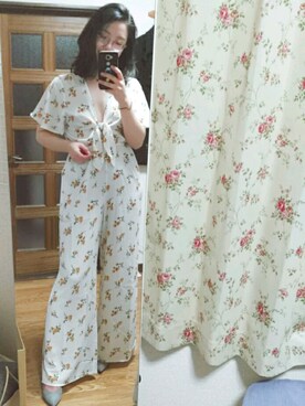 「アイテム（つなぎ/オールインワン、その他）」を使った、Lycheeさん（レディース・162cm）の冬コーディネート