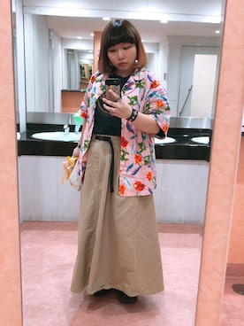 「Pzzz」｜fuka_the_endさん（レディース・150cm）の夏コーディネート