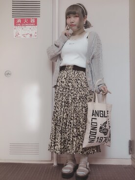 「SPINNS(スピンズ)のアイテム(キャミソール)」を使った、fuka_the_endさん(レディース・150cm)の夏コーディネート