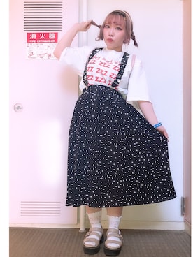 「Pzzz」｜fuka_the_endさん（レディース・150cm）の夏コーディネート
