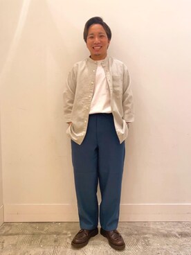 「2021春新作」｜coenたぐちさん（メンズ・157cm）の春コーディネート
