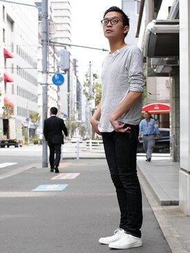 「PATRICK（パトリック）のアイテム」を使った、LB_KAWABEさん（メンズ・172cm）の春コーディネート