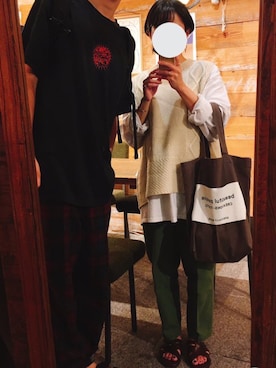 も り や まさんのコーディネート