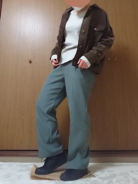 「gu」｜「アイテム（ジャケット/アウター）」を使った、ののさん（レディース・157cm）の春コーディネート