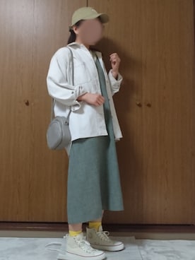 「CEDAR CREST（セダークレスト ）のアイテム」を使った、ののさん（レディース・157cm）の春コーディネート