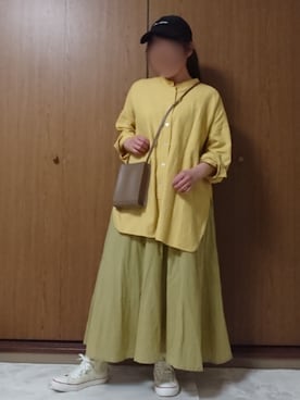 「CEDAR CREST（セダークレスト ）のアイテム」を使った、ののさん（レディース・157cm）の春コーディネート