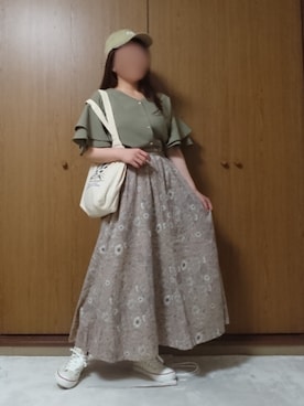 「CEDAR CREST（セダークレスト ）のアイテム」を使った、ののさん（レディース・157cm）の春コーディネート