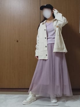 「CEDAR CREST（セダークレスト ）のアイテム」を使った、ののさん（レディース・157cm）の春コーディネート