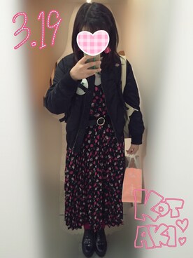 「handmade」｜「アイテム（ブルゾン）」を使った、KOTAKIさん（レディース・150cm）の春コーディネート