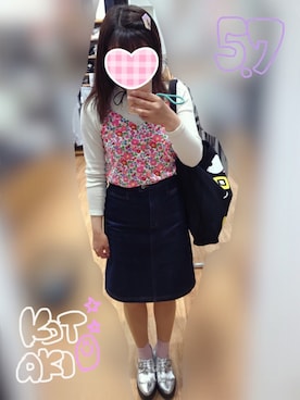 「iiMK（アイアイエムケー）のアイテム」を使った、KOTAKIさん（レディース・150cm）の春コーディネート