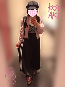 「archives（アルシーヴ）のアイテム（ブルゾン）」を使った、KOTAKIさん（レディース・150cm）の秋コーディネート