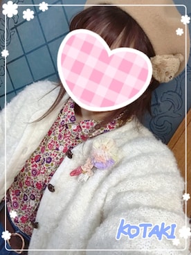 「used mix」｜「アイテム（ハンチング/ベレー帽）」を使った、KOTAKIさん（レディース・150cm）の春コーディネート