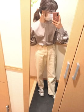 「aveil（アベイル）のアイテム」を使った、m i k u ＊さん（レディース・161cm）の春コーディネート