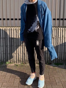 「Hender Scheme（エンダースキーマ）のアイテム（ブーツ）」を使った、かいり（KAIRI）さん（メンズ・175cm）の夏コーディネート