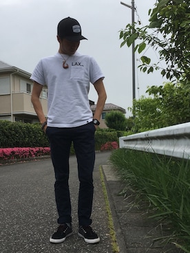 「サーフィン」｜「アイテム（帽子）」を使った、TaKa.K(相互フォロー)さん（メンズ・171cm）の春コーディネート