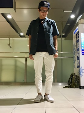 「RealBvoice（リアルビーヴォイス）のアイテム」を使った、TaKa.K(相互フォロー)さん（メンズ・171cm）の夏コーディネート