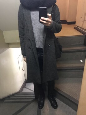 「Honeys（ハニーズ）のアイテム（ジャケット/アウター）」を使った、JUNさん（メンズ・167cm）の冬コーディネート