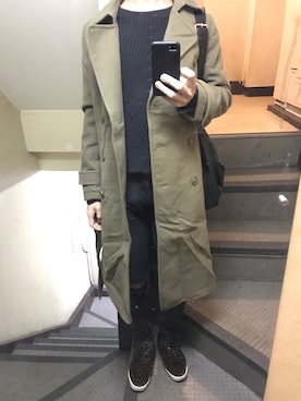 「Honeys（ハニーズ）のアイテム（ジャケット/アウター）」を使った、JUNさん（メンズ・167cm）の冬コーディネート