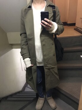 「Honeys（ハニーズ）のアイテム（ジャケット/アウター）」を使った、JUNさん（メンズ・167cm）の冬コーディネート