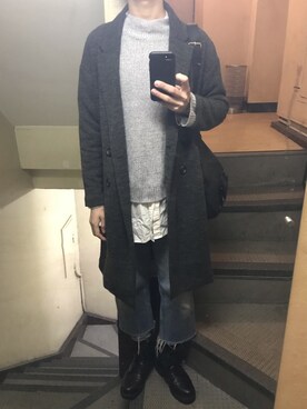 「Honeys（ハニーズ）のアイテム（ジャケット/アウター）」を使った、JUNさん（メンズ・167cm）の冬コーディネート