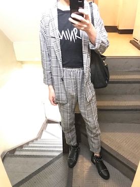 「GRL（グレイル）のアイテム（ジャケット/アウター）」を使った、JUNさん（メンズ・167cm）の秋コーディネート
