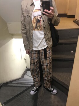 「DONOBAN（ドノバン）のアイテム」を使った、JUNさん（メンズ・167cm）の秋コーディネート
