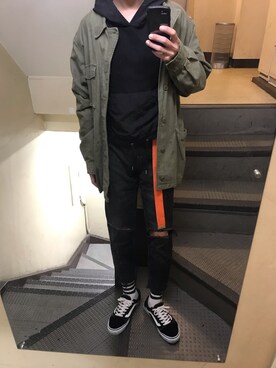 「Mossimo（モッシモ）のアイテム」を使った、JUNさん（メンズ・167cm）の秋コーディネート