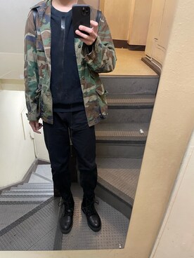 「ANAP（アナップ）のアイテム」を使った、JUNさん（メンズ・167cm）の春コーディネート