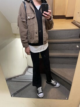 しまむら シマムラ のパーカーを使ったメンズ人気ファッションコーディネート Wear