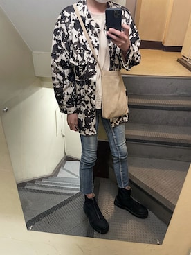 「ANAP（アナップ）のアイテム」を使った、JUNさん（メンズ・167cm）の春コーディネート