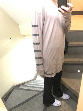 「ANAP（アナップ）のアイテム」を使った、JUNさん（メンズ・167cm）の夏コーディネート
