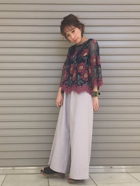 イノウエ トモミさん（レディース・148cm）の春コーディネート