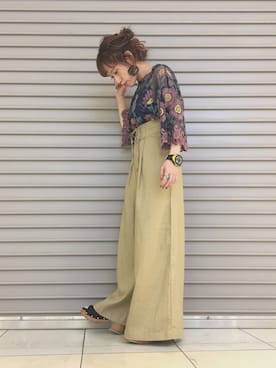 イノウエ トモミさん（レディース・148cm）の夏コーディネート