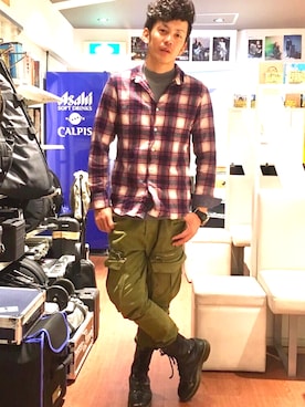 「ハイネックトップス」｜thenaturalkillersさん（メンズ・174cm）の春コーディネート