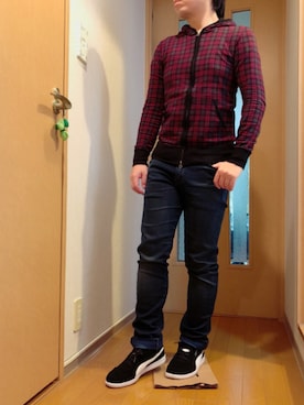 「TAKEO KIKUCHI TOKYO（タケオキクチトウキョウ）のアイテム」を使った、HIROKIさん（メンズ・157cm）の秋コーディネート
