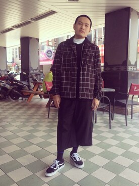 「REMIX（リミックス）のアイテム（その他アウター）」を使った、wade_1255さん（メンズ・168cm）の冬コーディネート