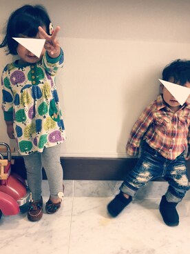 Koto♡Haruさん（キッズ・90cm）の秋コーディネート