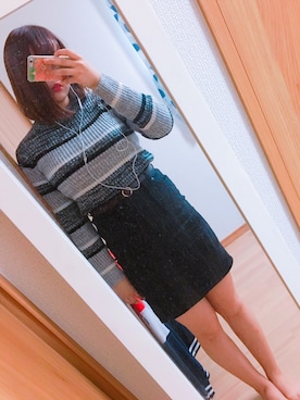 「アイテム（スカート）」を使った、ななみほ☆彡さん（レディース・166cm・10代）の秋コーディネート