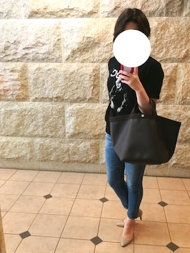 「AG JEANS（エージージーンズ）のアイテム」を使った、BOWさん（レディース・169cm）の秋コーディネート