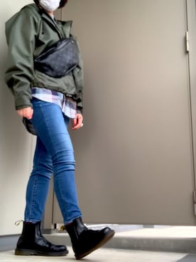 「GITMAN VINTAGE（ギットマン ヴィンテージ）のアイテム」を使った、BOWさん（レディース・169cm）の秋コーディネート