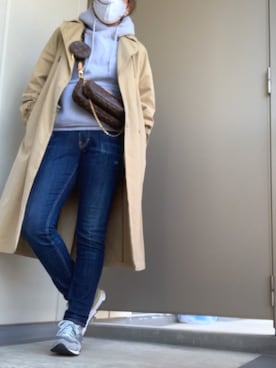 「ARMEN（アーメン）のアイテム（ジャケット/アウター）」を使った、BOWさん（レディース・169cm）の春コーディネート