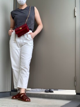 Chanel シャネル のバッグ レッド系 を使った人気ファッションコーディネート Wear