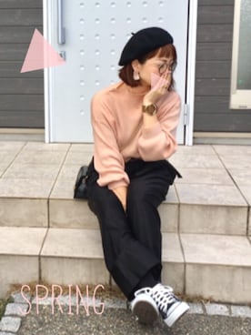 makiさん（レディース・161cm）の冬コーディネート