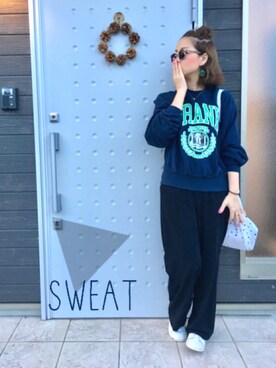 「adidas（アディダス）のadidas Originals / STAN SMITH W（スニーカー）」を使った、makiさん（レディース・161cm）の春コーディネート