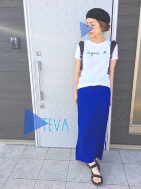 makiさん(レディース・161cm)の夏コーディネート