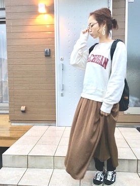 makiさん（レディース・161cm）の秋コーディネート