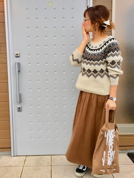 makiさん（レディース・162cm）の冬コーディネート