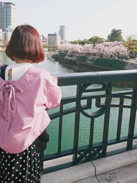 「ラベンダー」｜しろくまさん（レディース・150cm）の春コーディネート